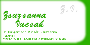 zsuzsanna vucsak business card